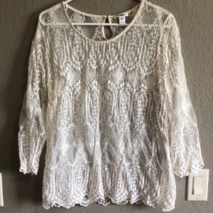 Cato Sheer Lace Top
